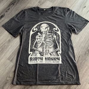 Dirty Honey Merch T-shirt, gray, Small, NWOT